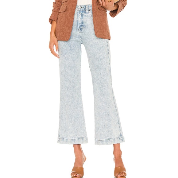 Veronica Beard Carson High-Rise Ankle Flare Jeans in Everest Size 27 - Picture 1 of 8